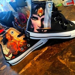 Limited edition little girl Wonder woman shoes